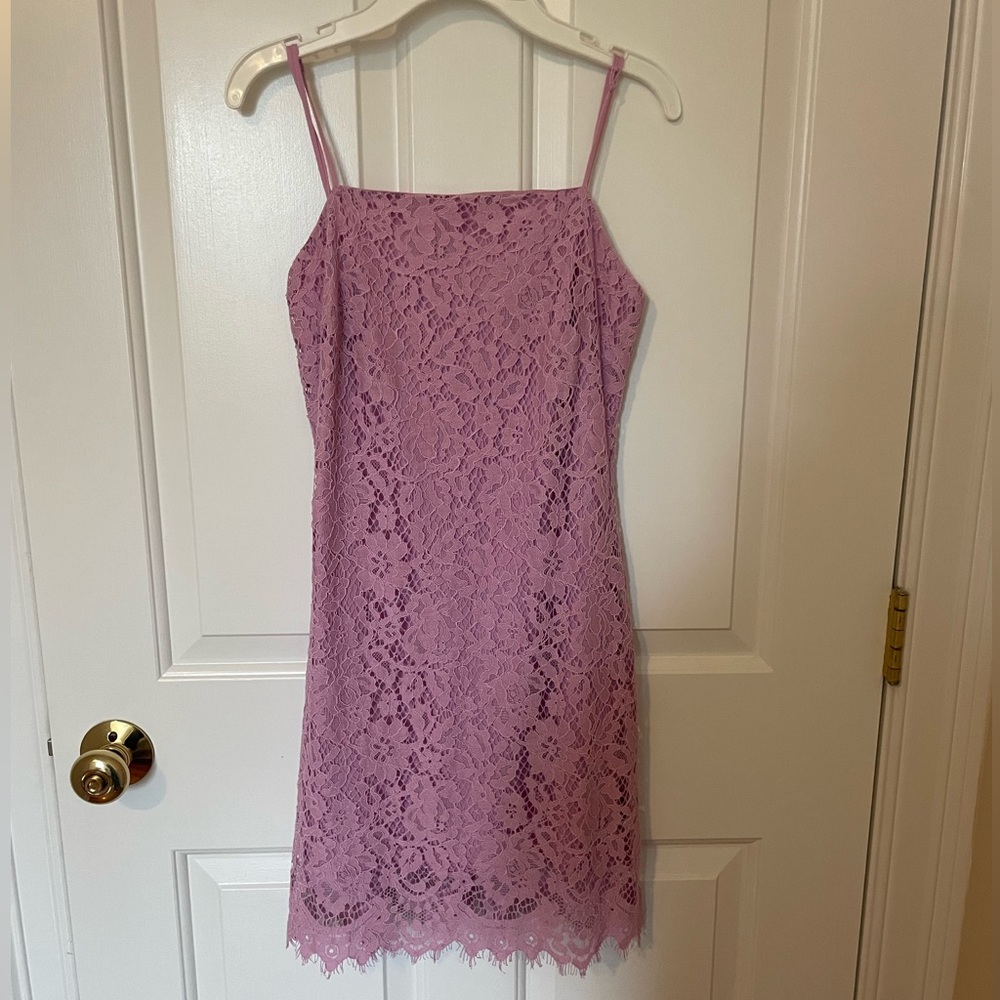 Francesca’s Mi Ami Mini Pink Dress